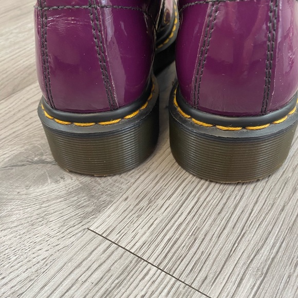 Dr Marten purple patent boots size 4 - Picture 2 of 7